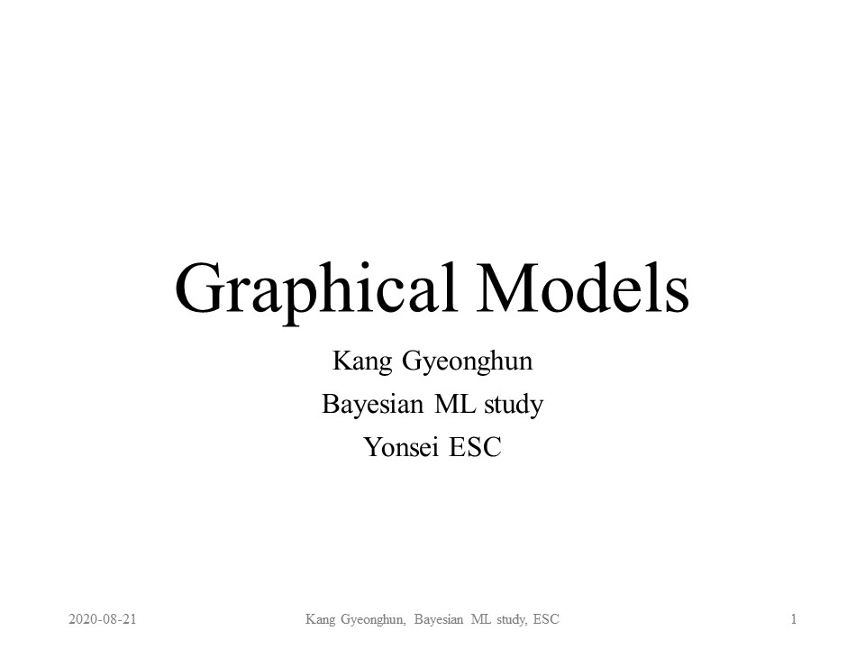 Bayesian Networks (Directed Acyclical Graphs)