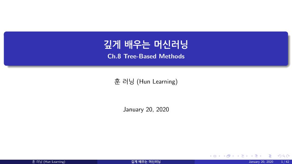 ISL 08 Tree Based Methods and Boosting